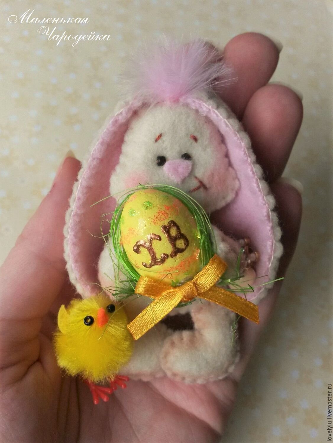 Цыпленок из фетра