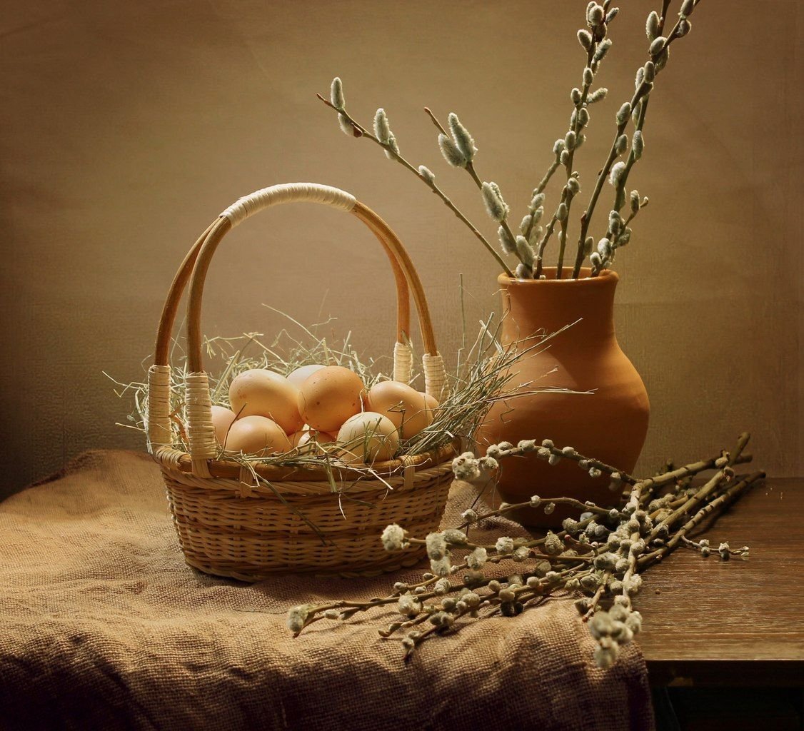 Красивые натюрморты на Пасху