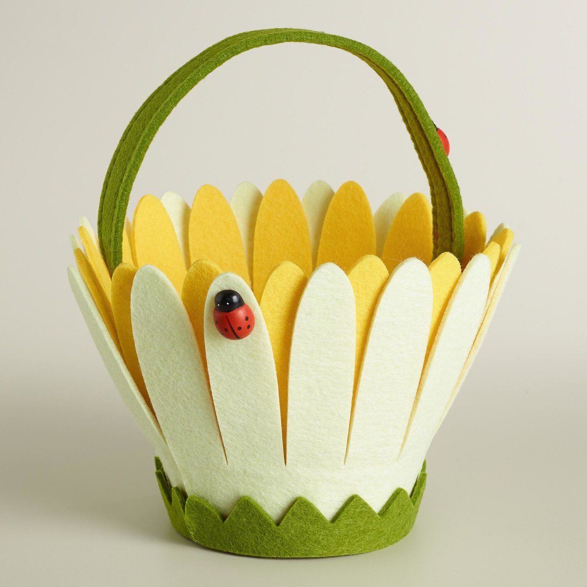 Пасхальная корзинка из фетра