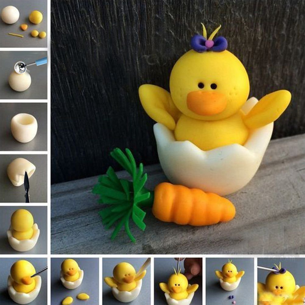 Цыпленок из мастики