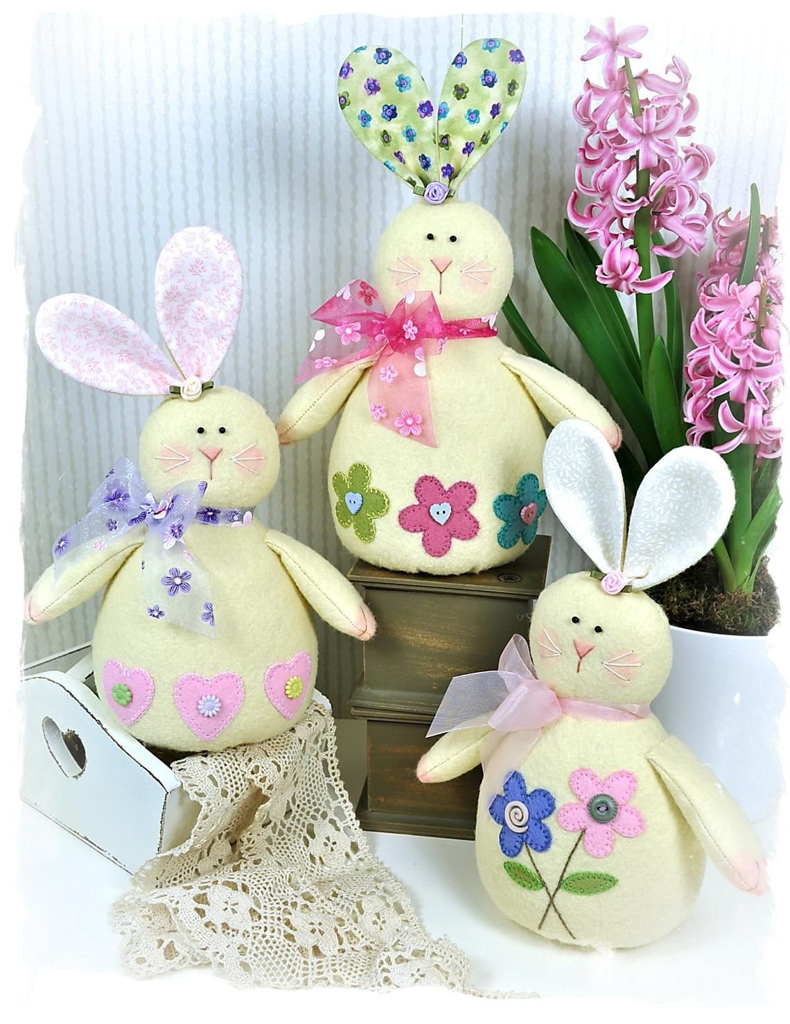 Пасхальные яйца из фетра