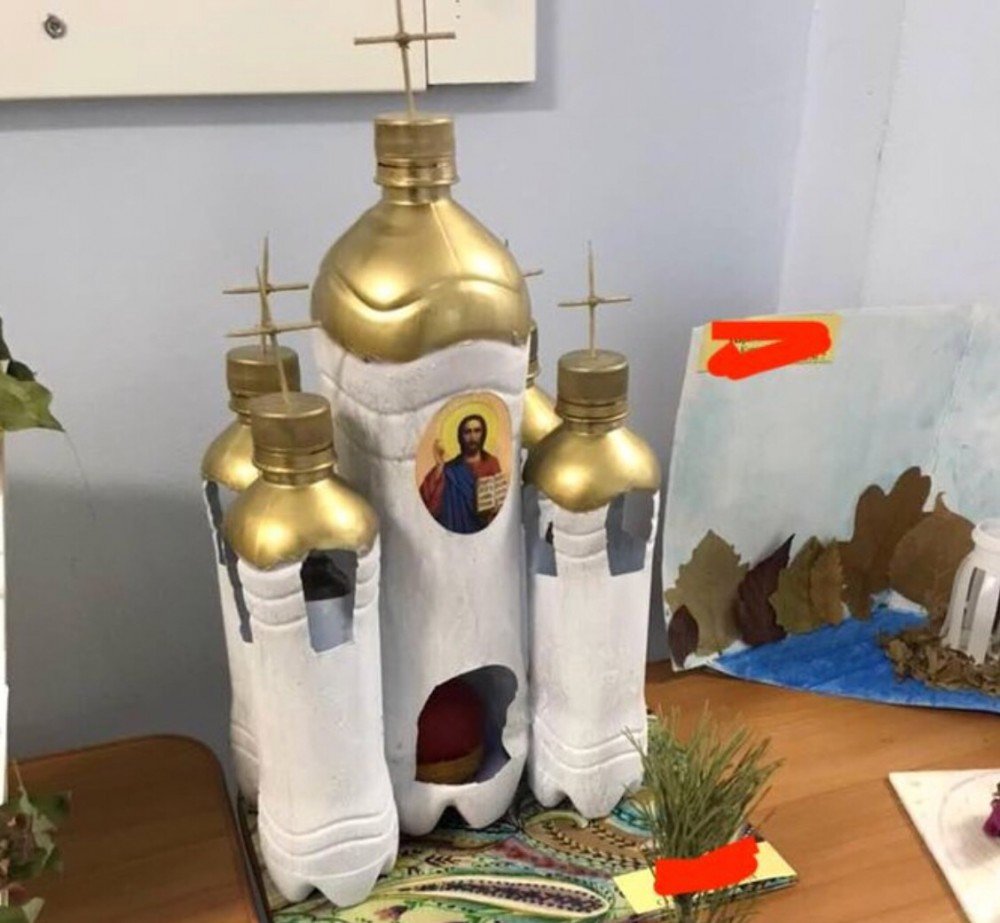 Макеты церкви к Пасхе из пряников