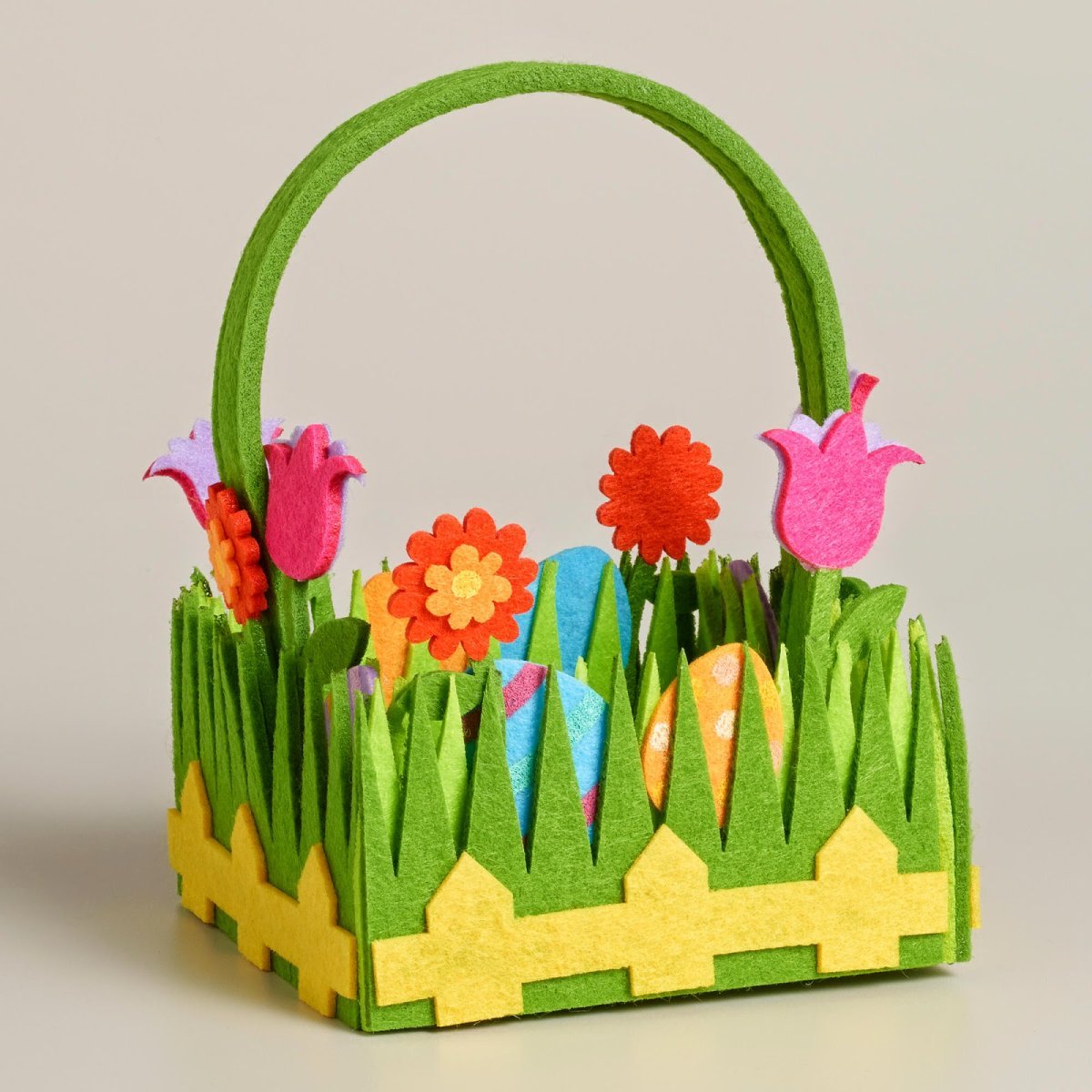 Корзинка из фоамирана своими