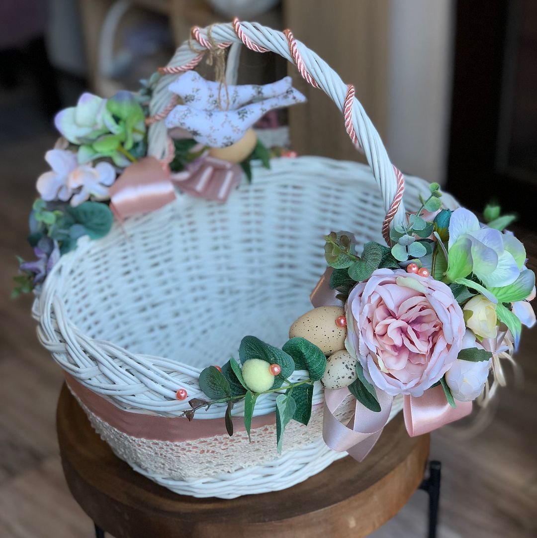 Кулич из фетра на Пасху