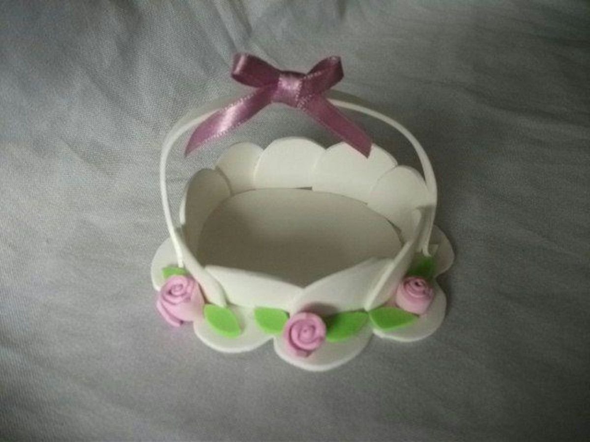 Корзиночки из фоамирана