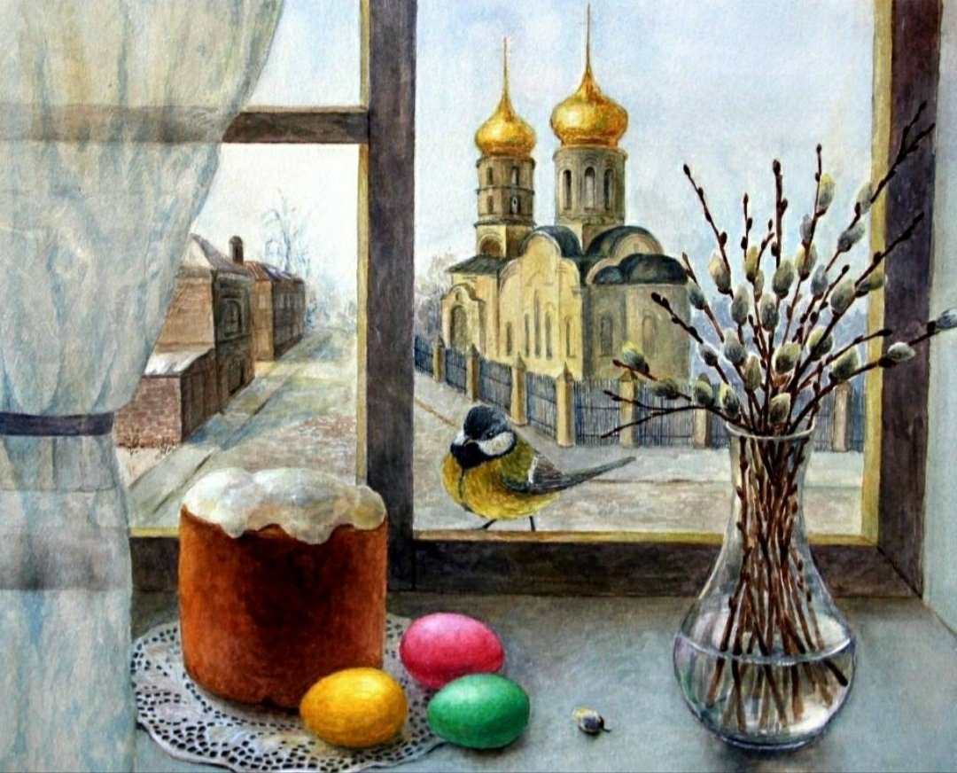 Аркадий Александрович пластов: «освящение куличей»;