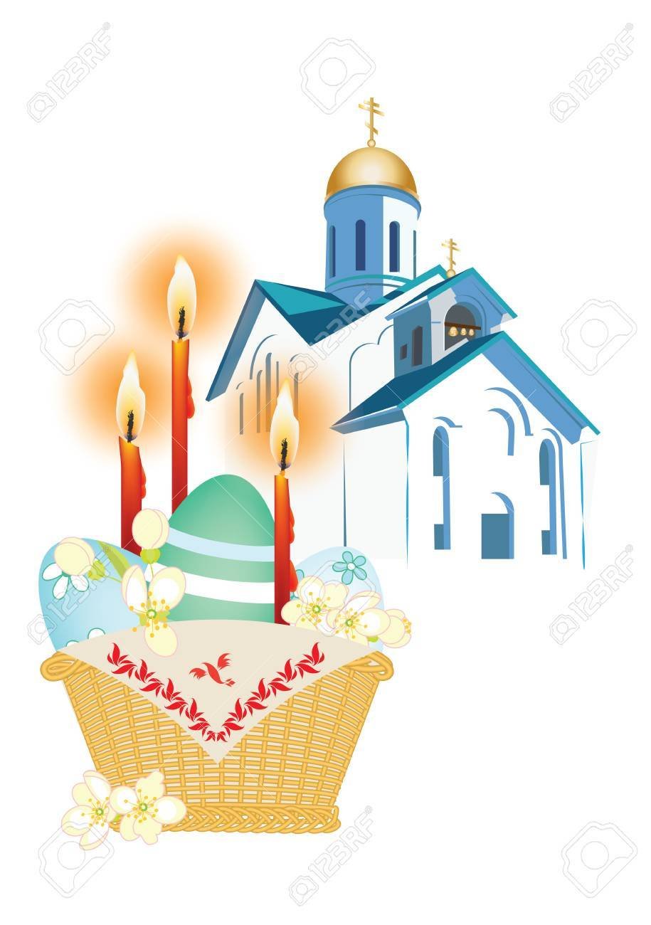 Рисунок на тему Пасха