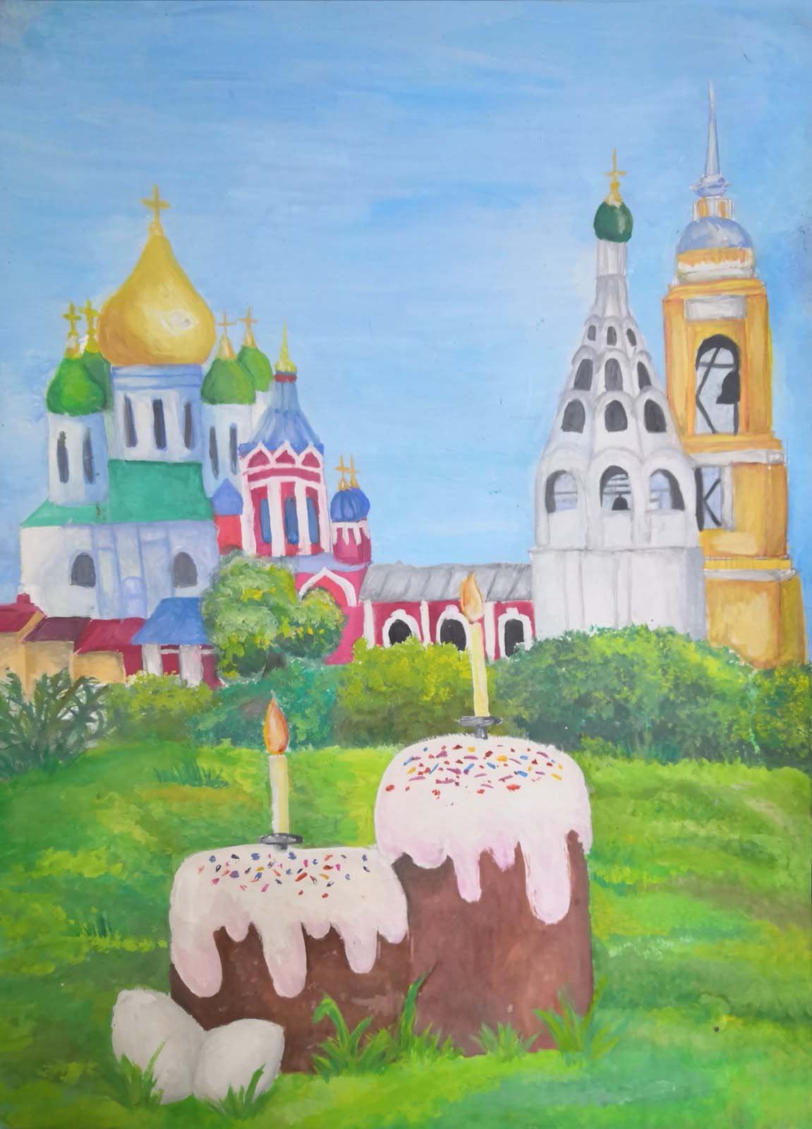 Купола храма живопись