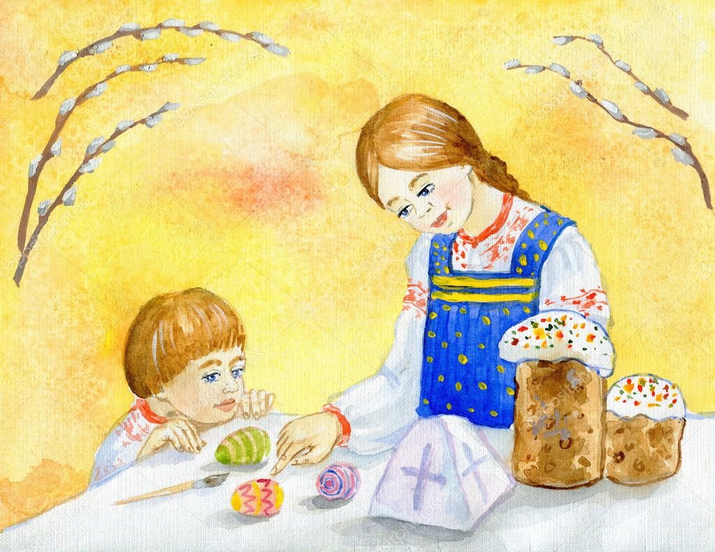 Открытки на пасхальную тему