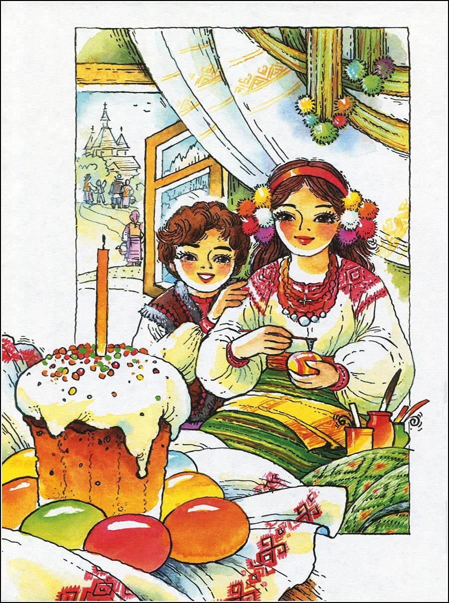 Художница Елена Уварова Пасха