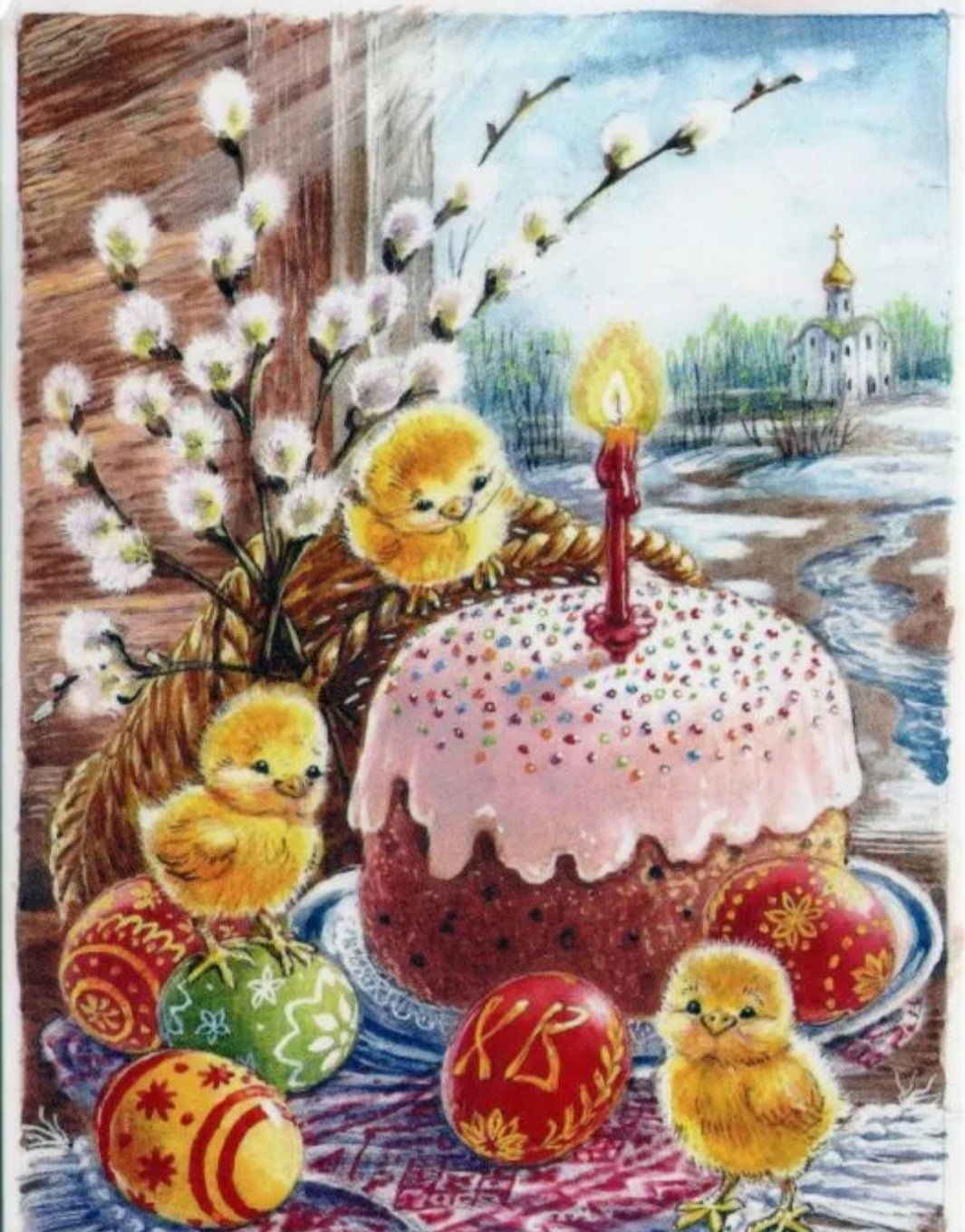 Конкурс рисунков к Пасхе объявление