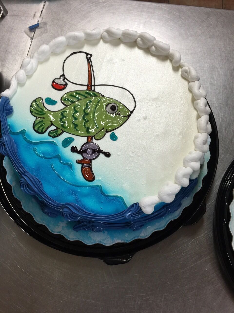 Торт для рыбака