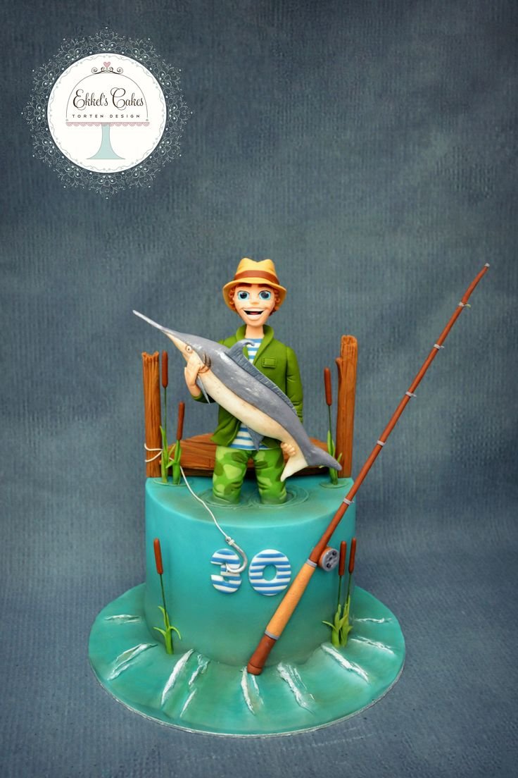 Торт для рыбака