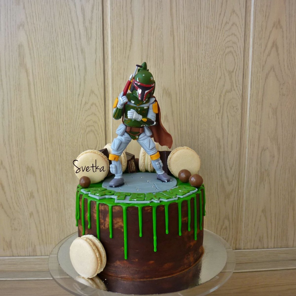 Торт с богатырями для мальчика