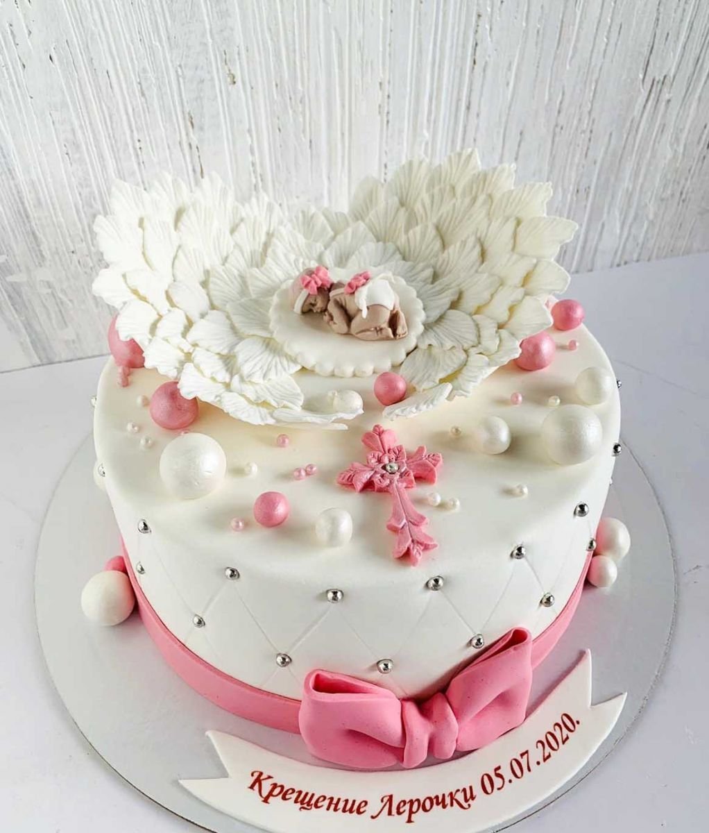 Торт на крещение Виктории