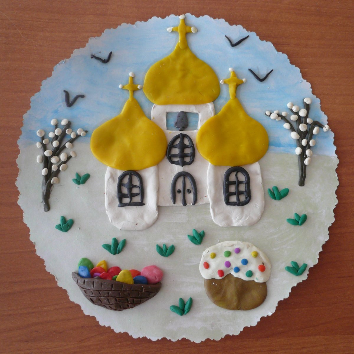 Поделка храм