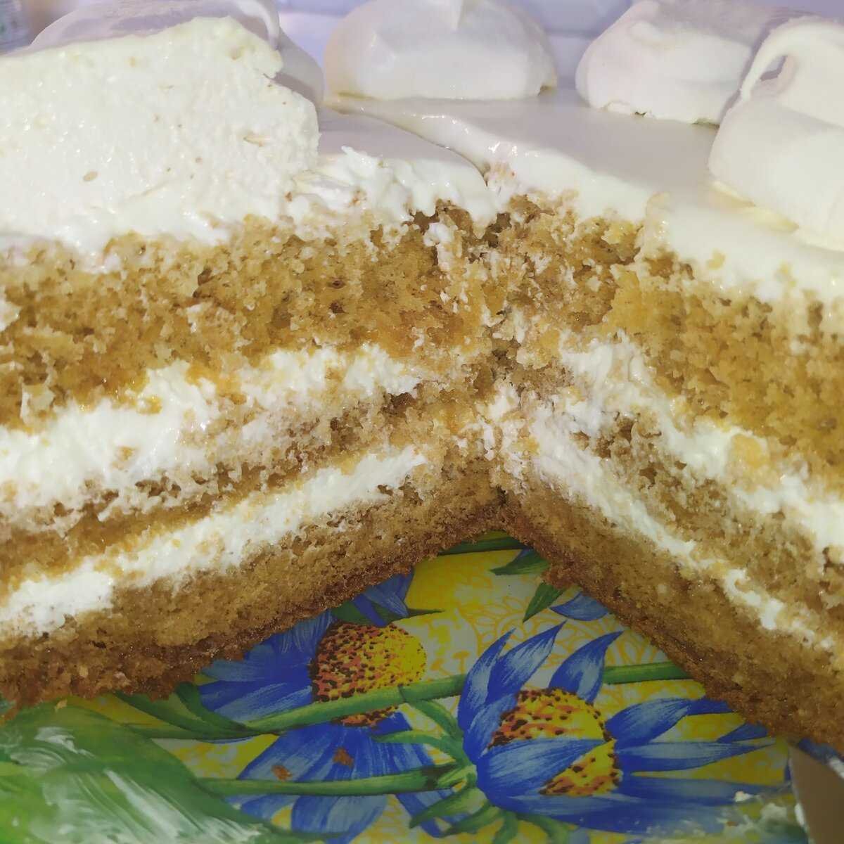 Вишневый песочный тарт