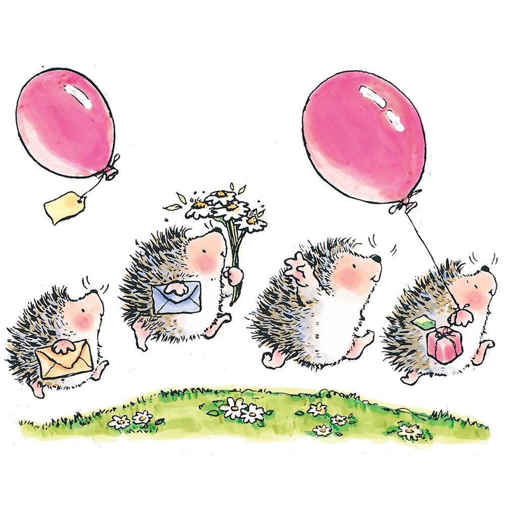Ежик поздравляет с днем рождения