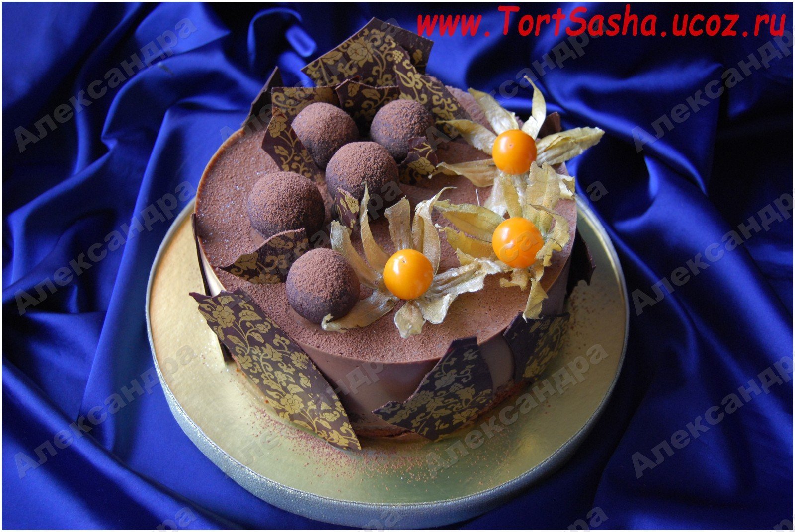 Украшение торта физалисом - 68 фото