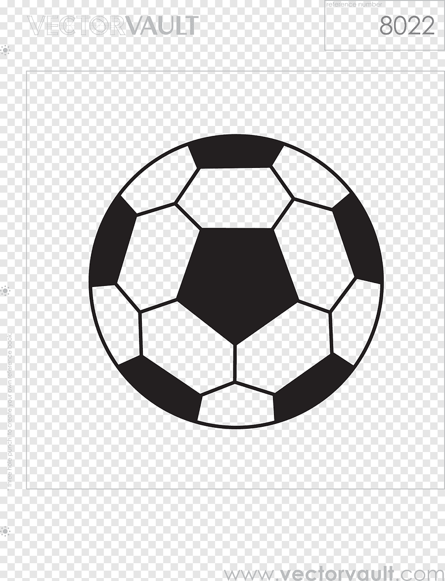 Трафарет футбольный мяч для торта