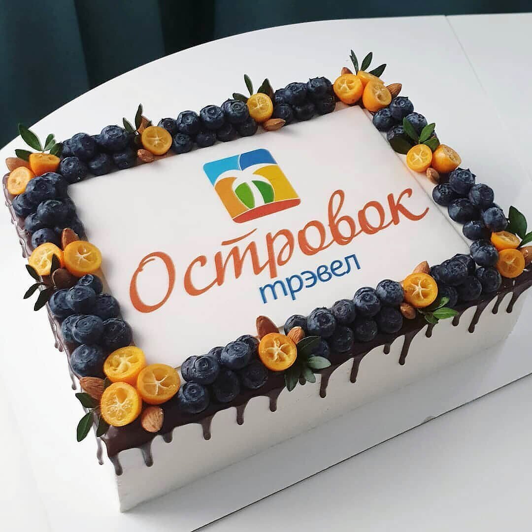 Торт прямоугольный с фотопечатью