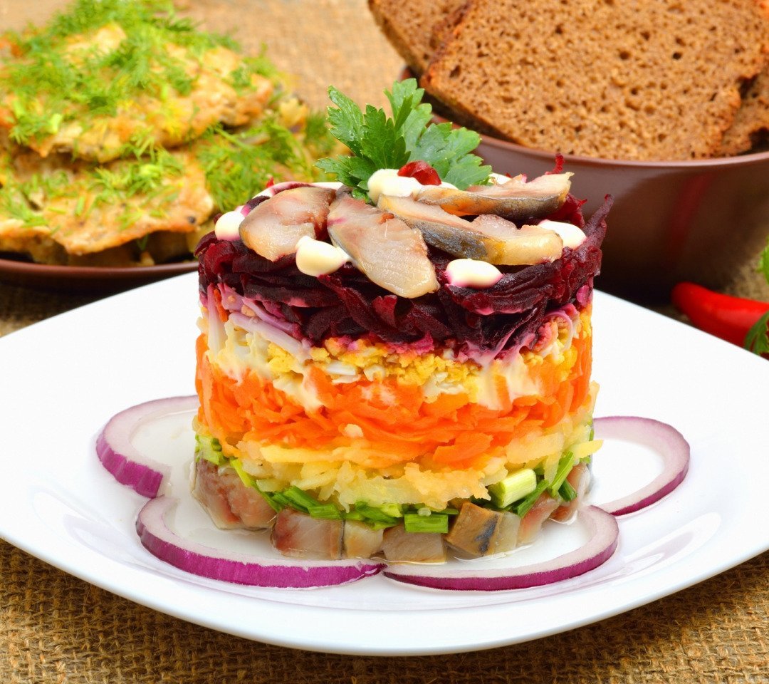 Овощной торт