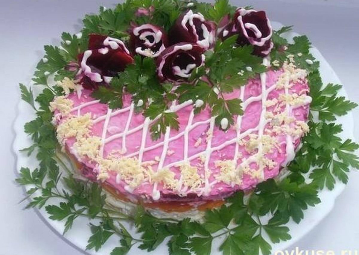 Закусочный Наполеон с консервой