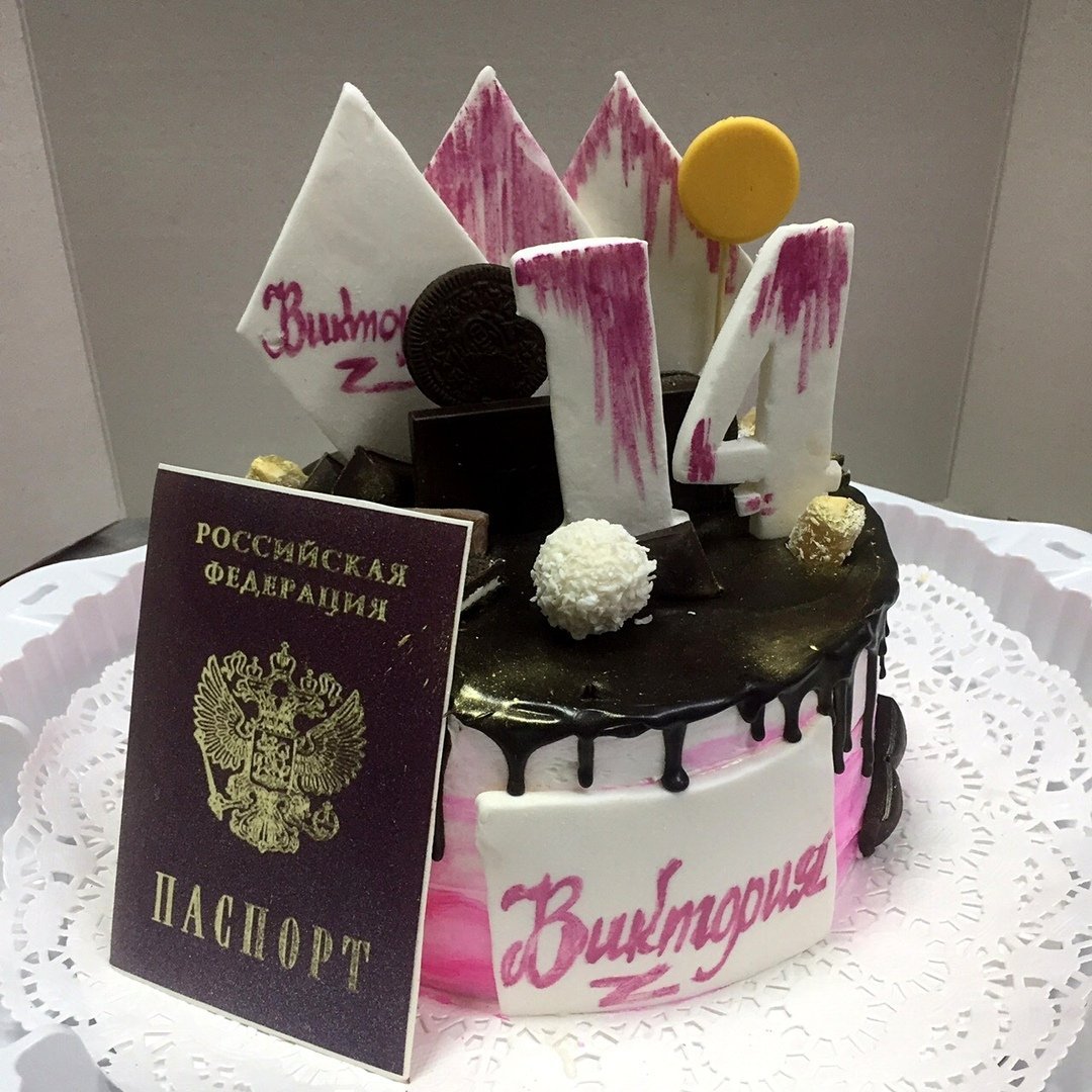 Торт на 14 лет мальчику