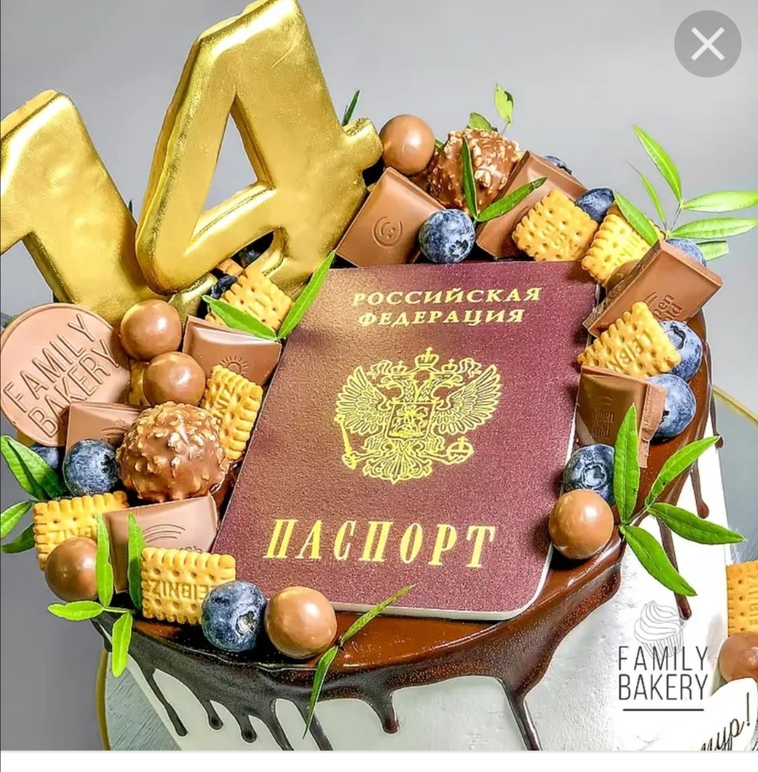 Торт паспорт