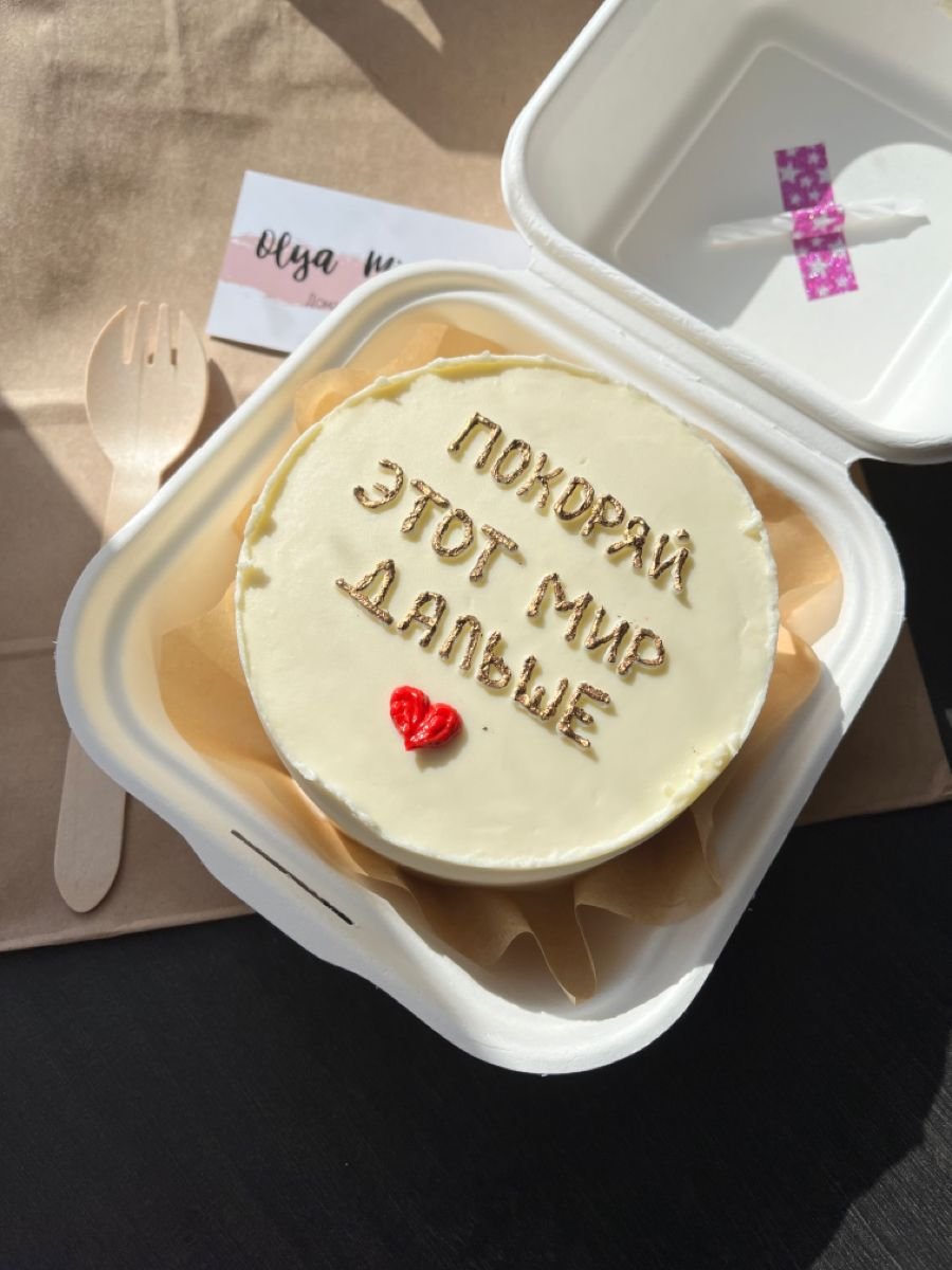 Бенто торт печенька