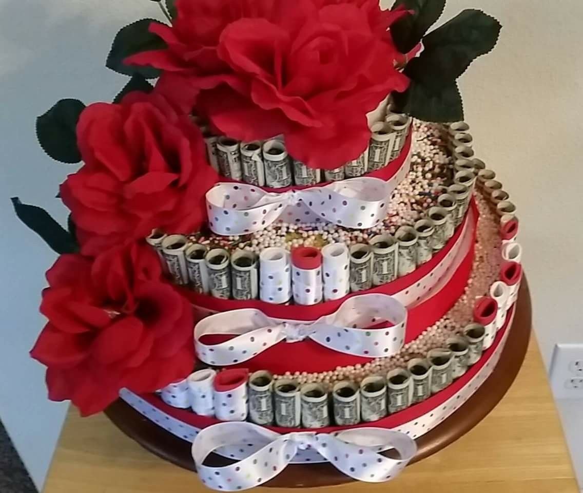 Денежный торт