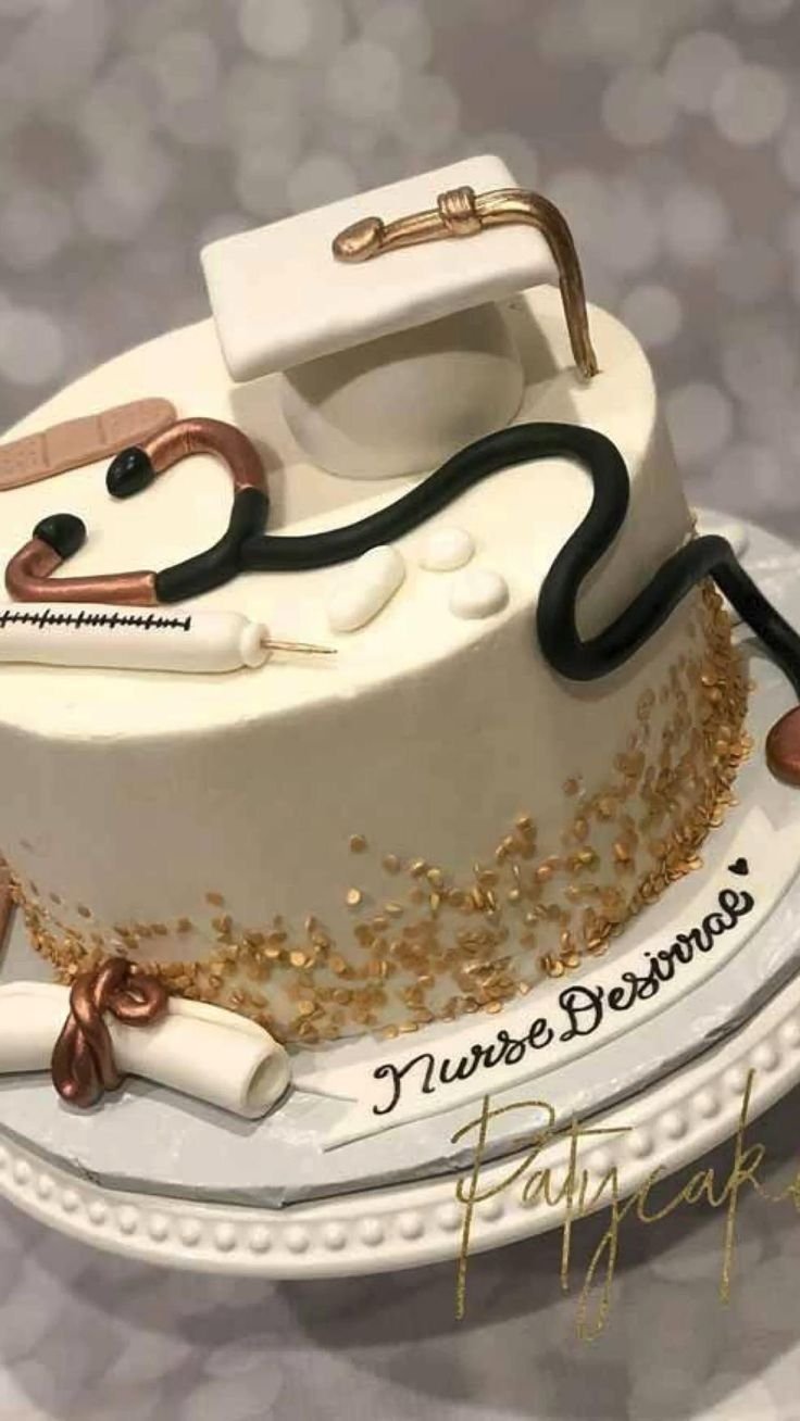 Торт медику на день рождения