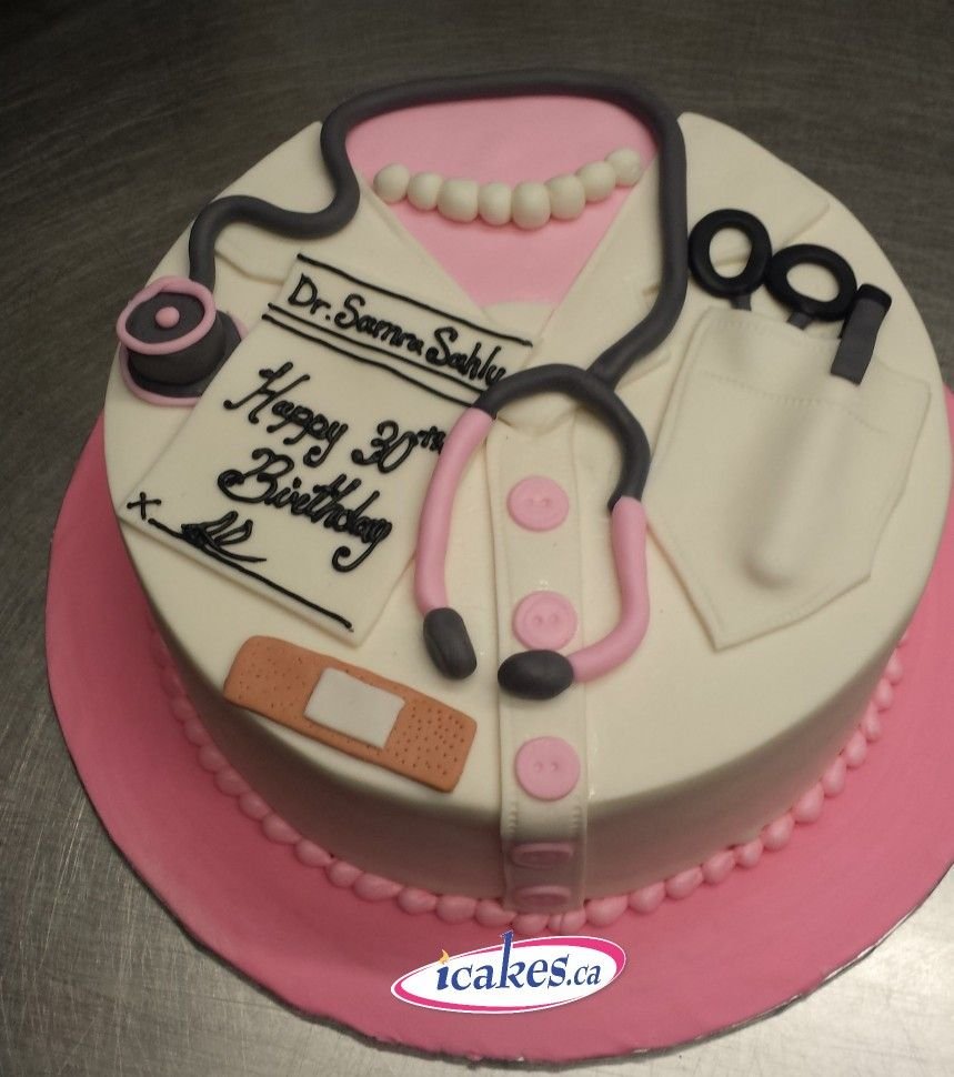 Торт на 19 лет девушке медик
