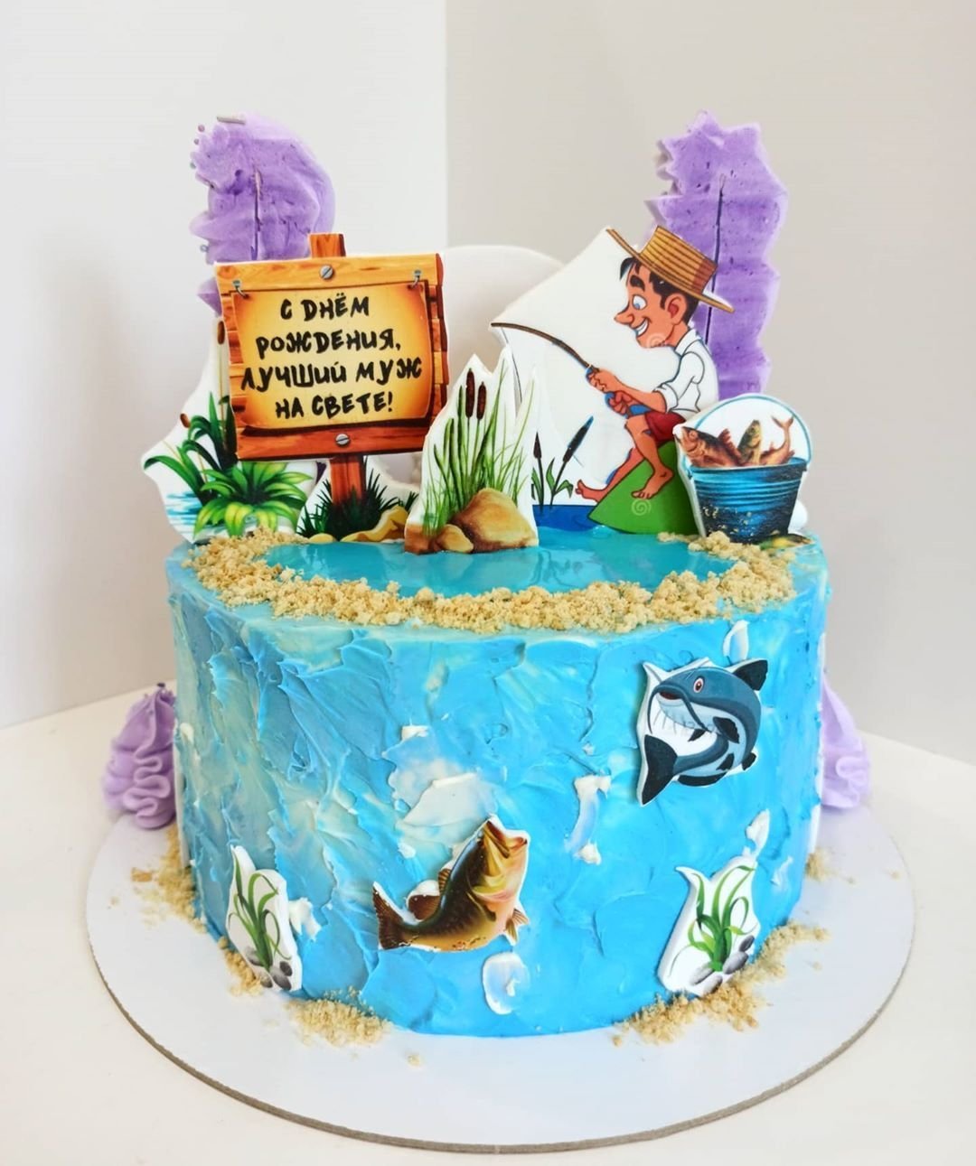Необычный торт для рыбака