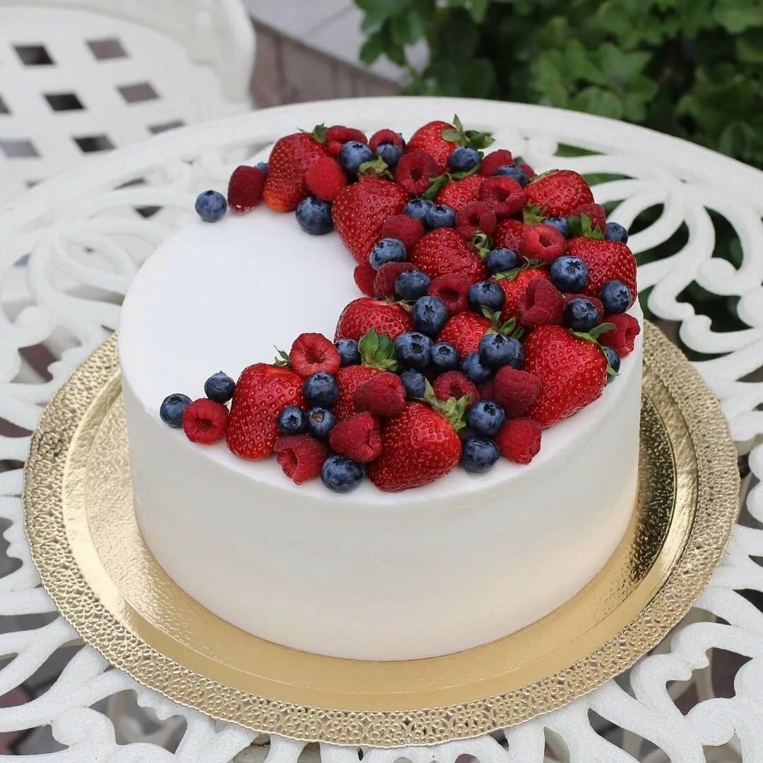 Торт с черным кремом чиз