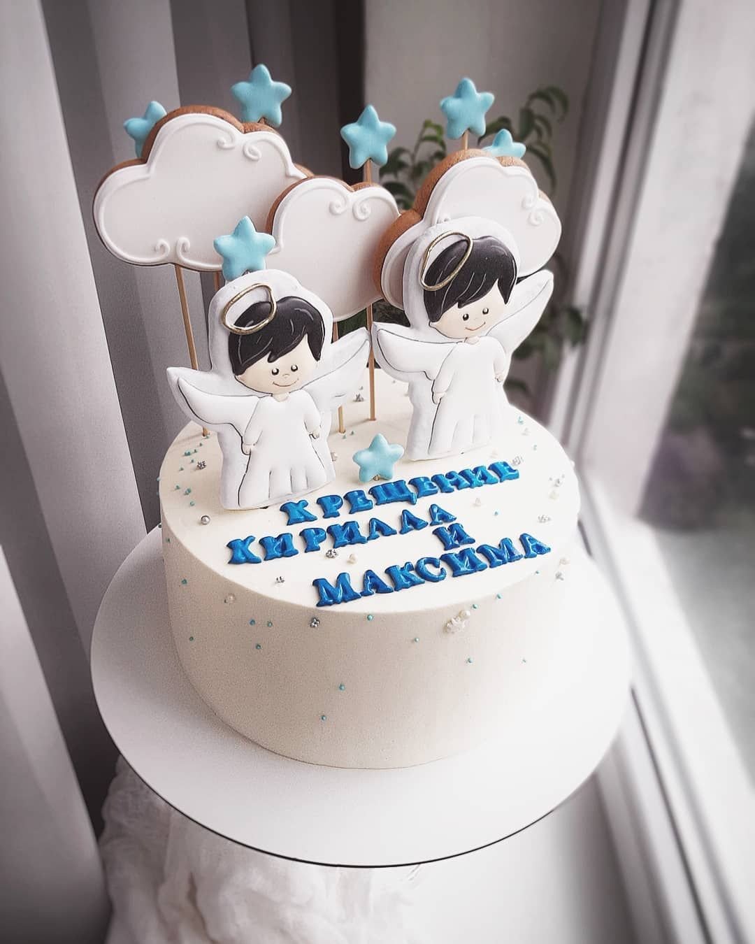 Торт для двойни мальчиков