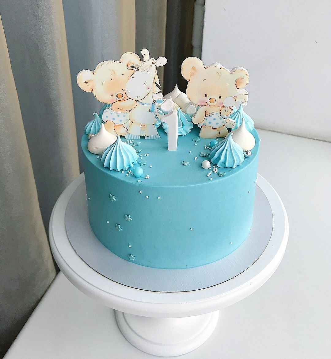 Торт для двойни на годик