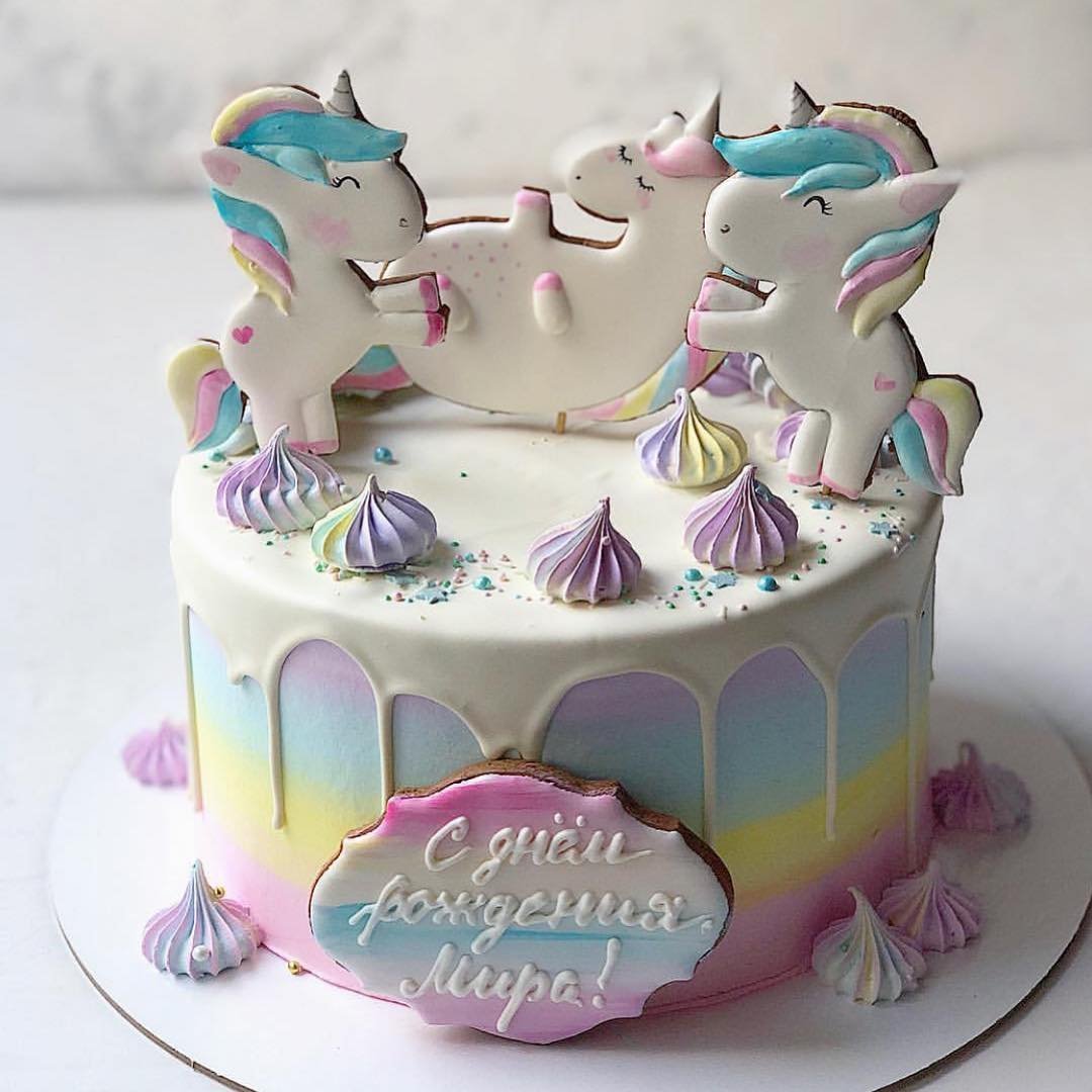 Красивые торты для двойняшек