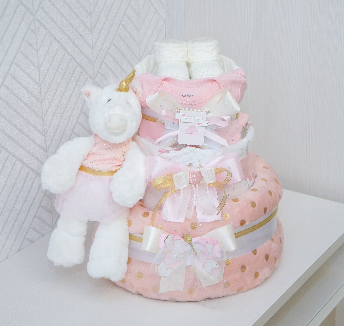 Торт из подгузников