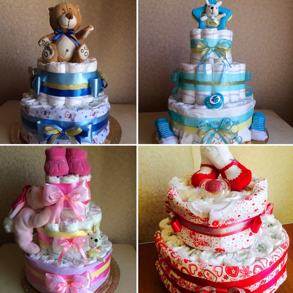 Подарок из памперсов