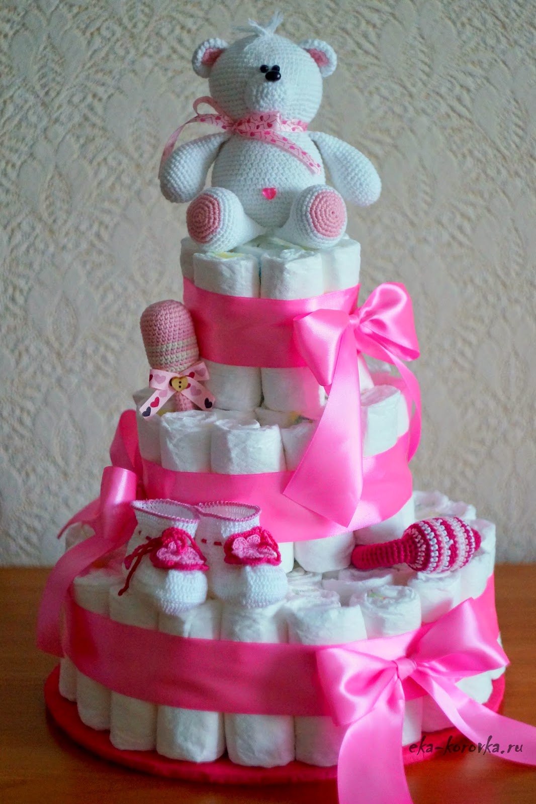 Торт из подгузников