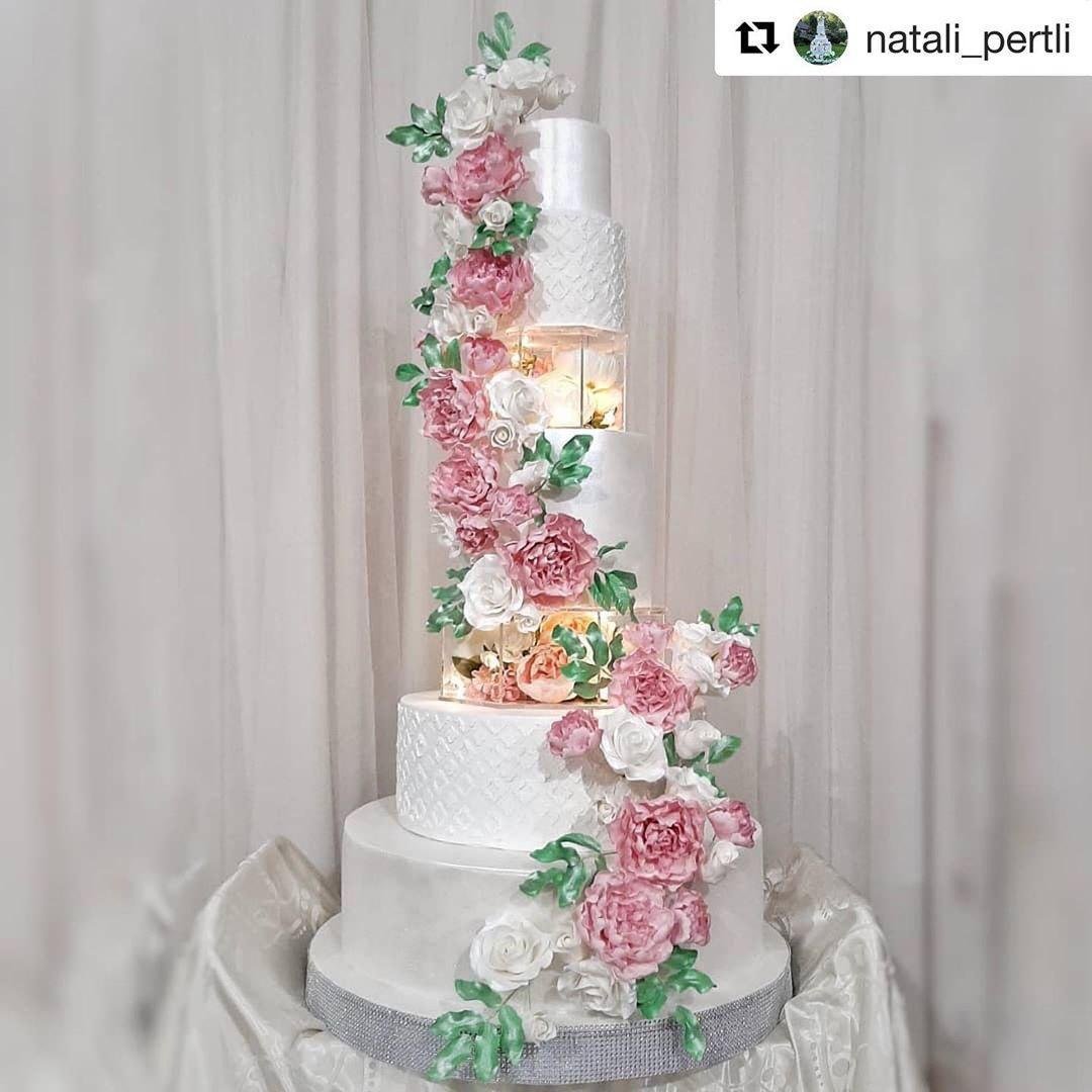 Свадебный торт с фальш ярусами