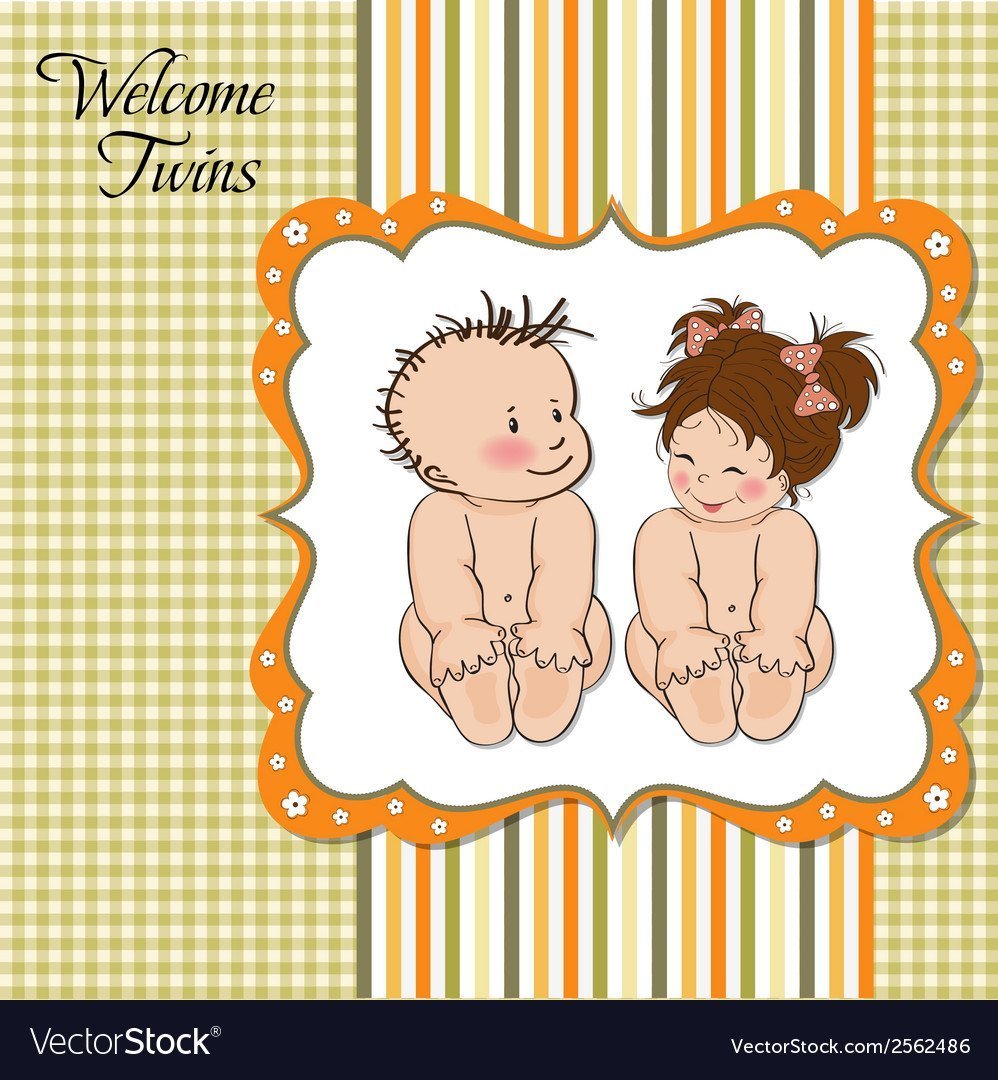 Поздравления с днём рождения двойняшек