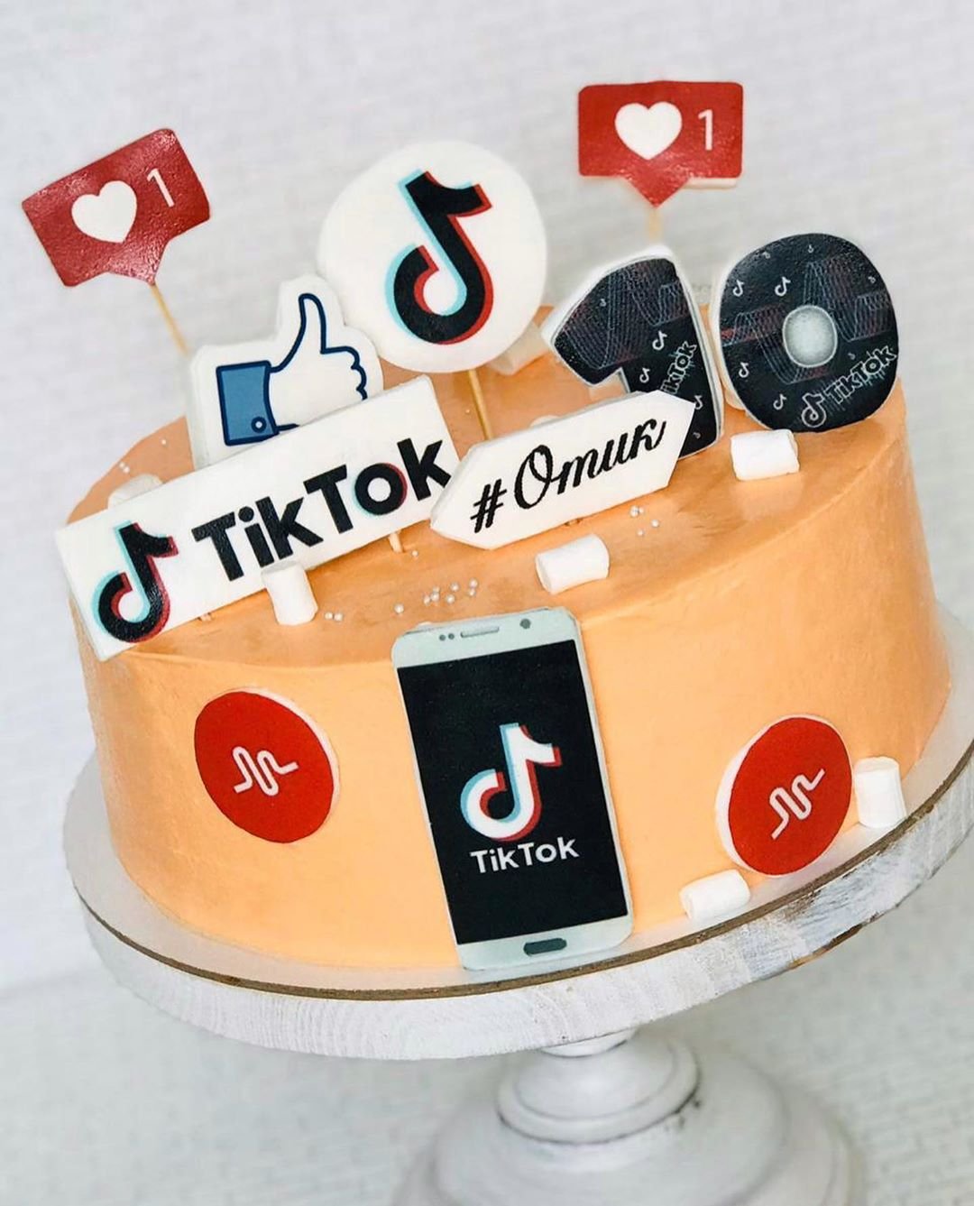 Торт соцсети для мальчика