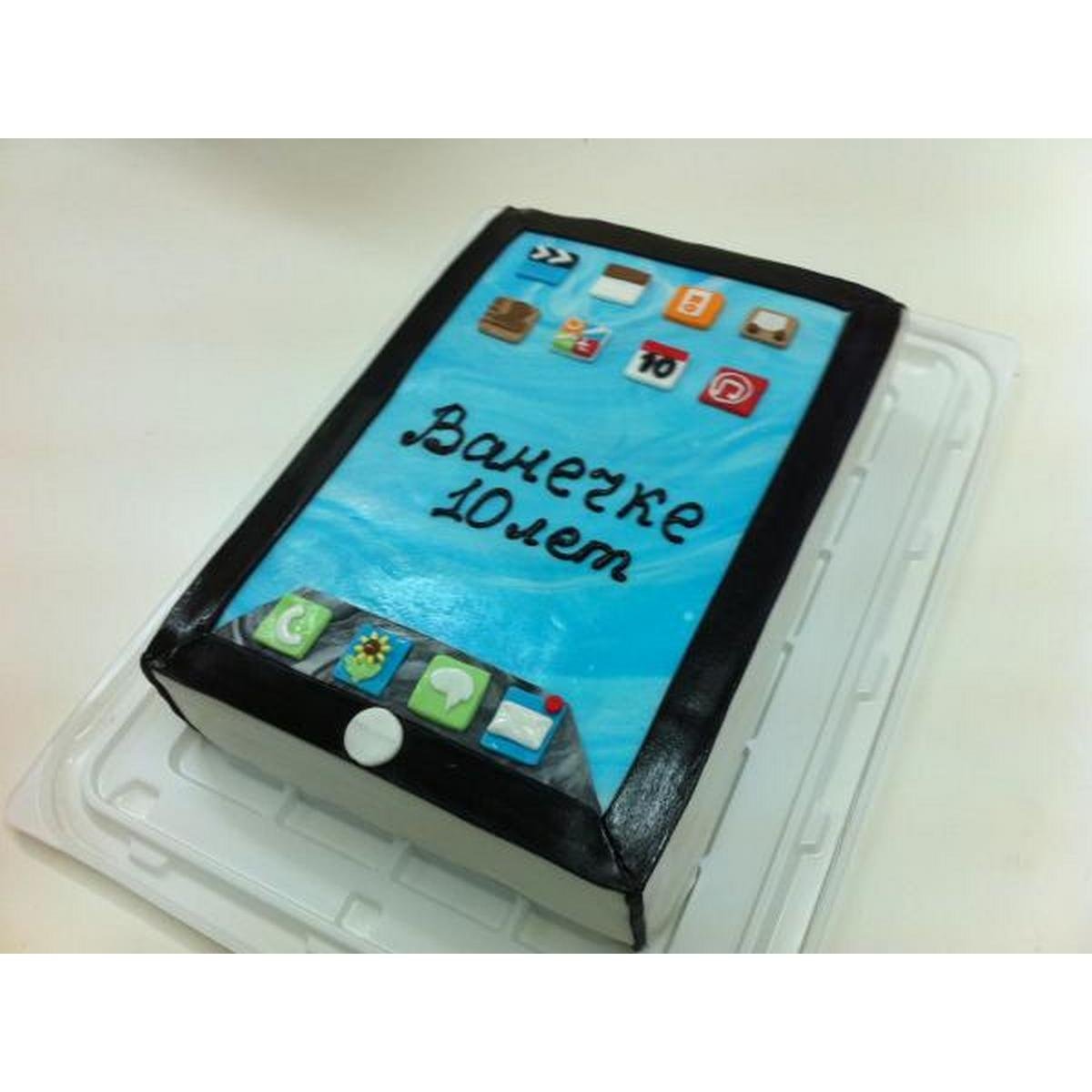 Торт в виде планшета