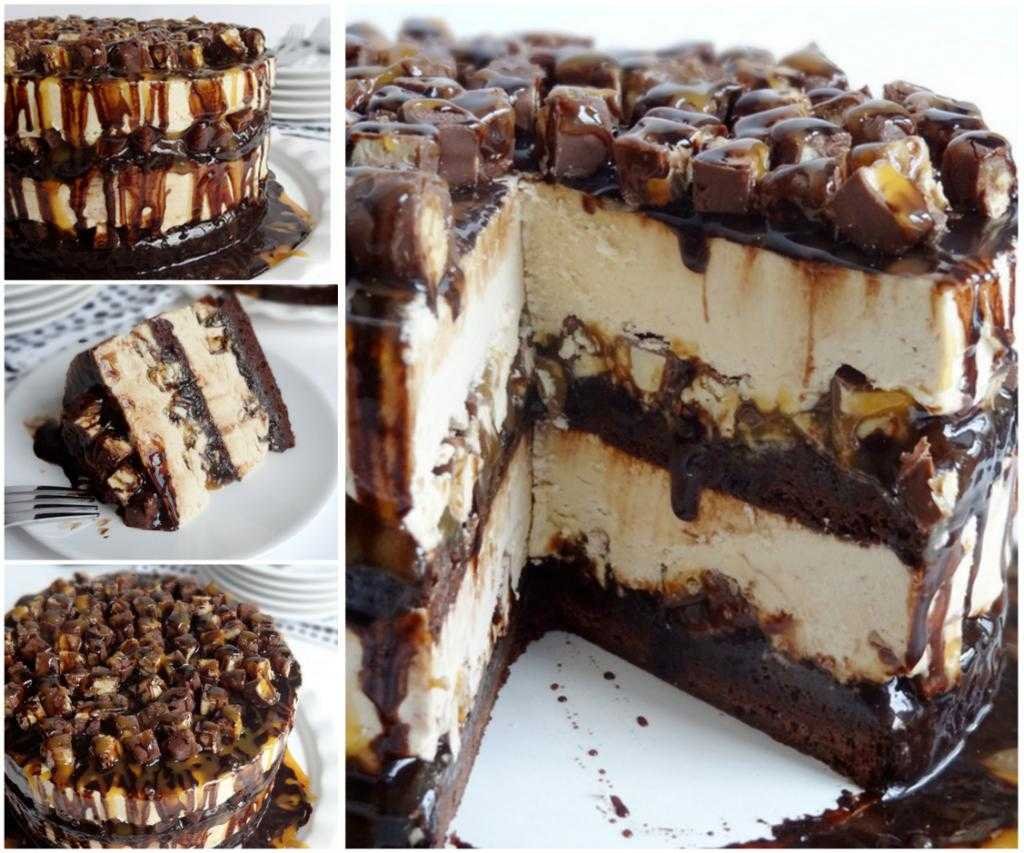 Брауни с карамелью и фундуком