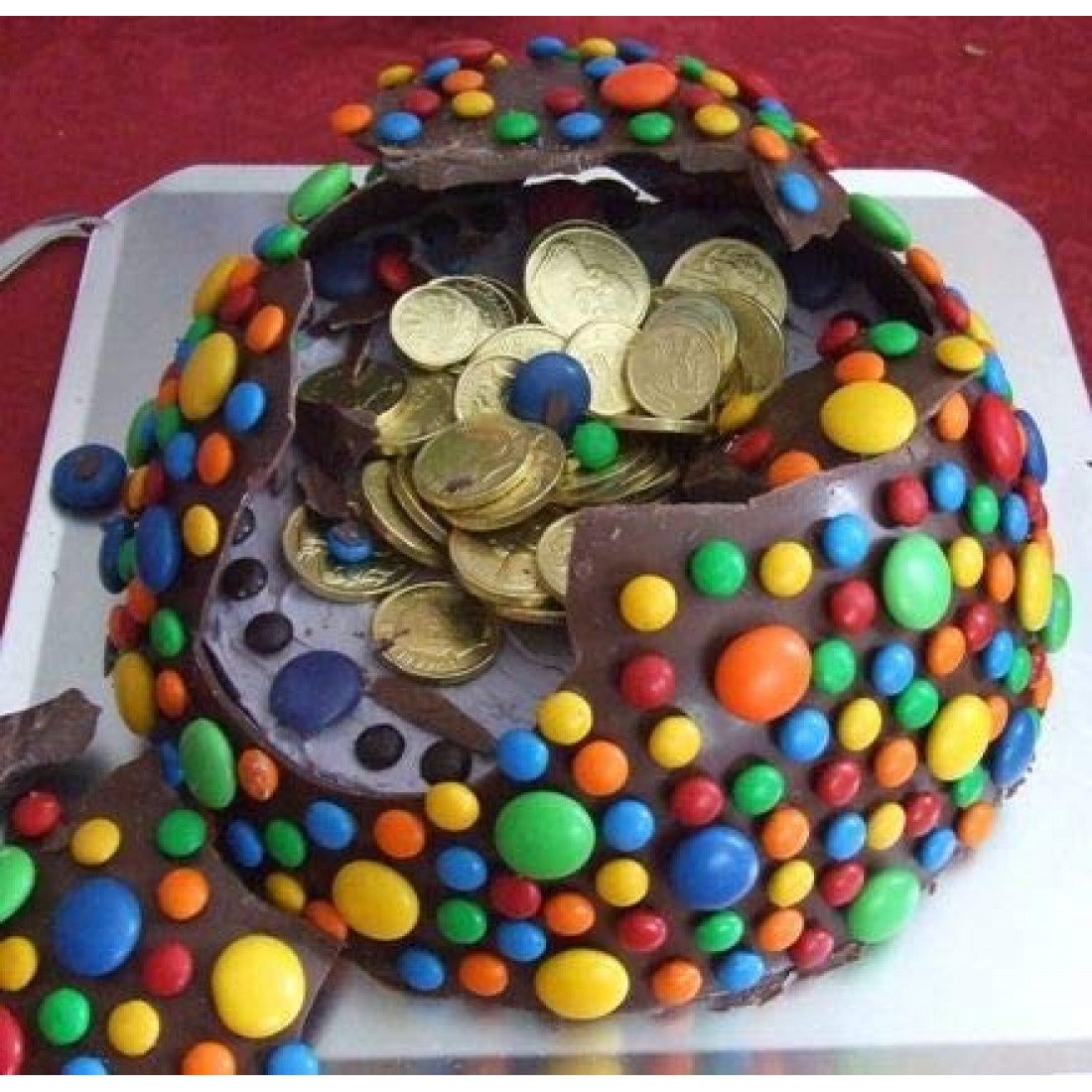 Торт внутри