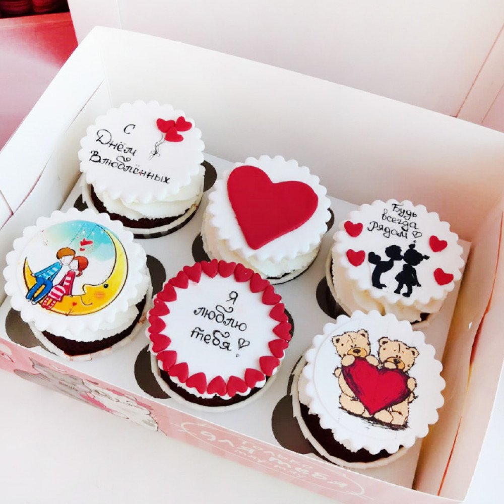 Набор Бенто торт и капкейки