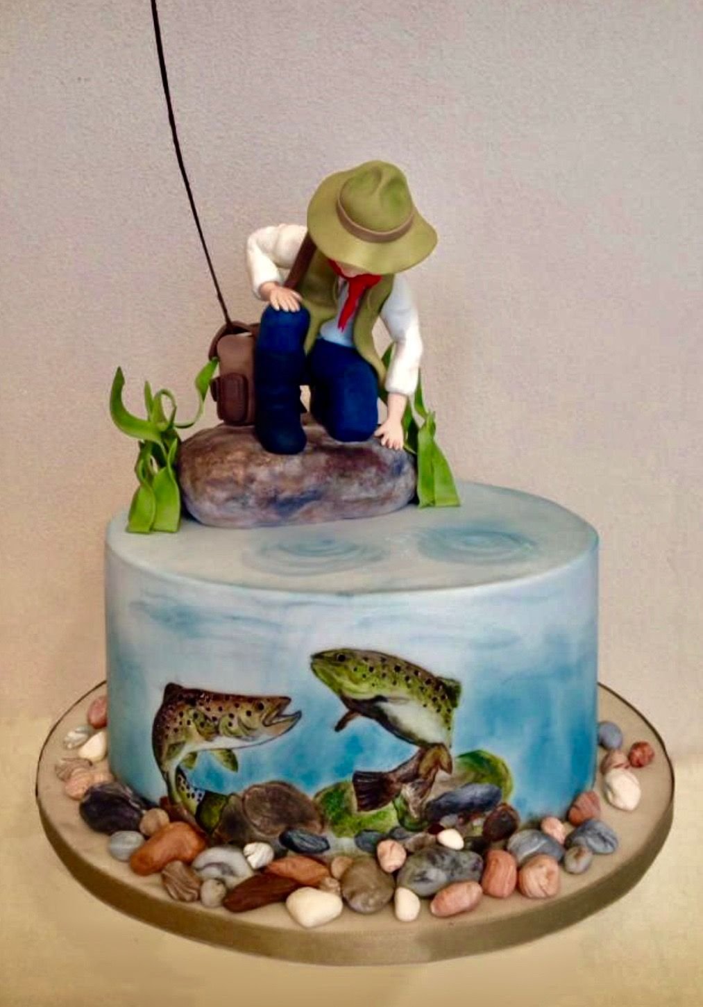 Торт рыбалка