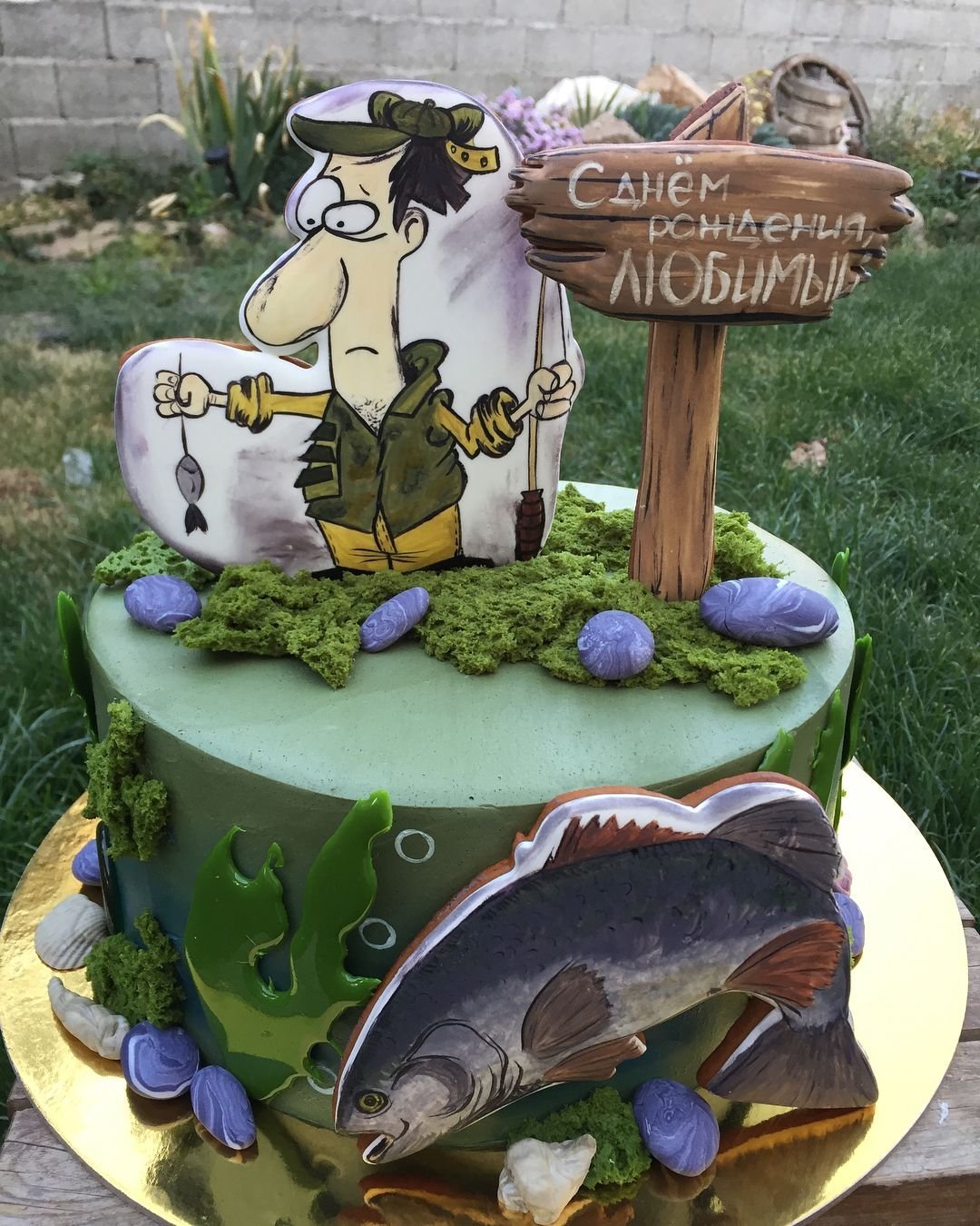 Торт для рыбака
